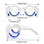 Hion Motion Sickness Glasses,Relieve Carsickness Airsickness Seasickness Ultra-Light Portable Nausea Vertigo Glasse, No Lens Liq