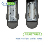EZY DOSE Pill Cutter and Splitter with Dispenser, Cuts Pills, Vitamins, Tablets, Stainless Steel Blade, Travel Sized