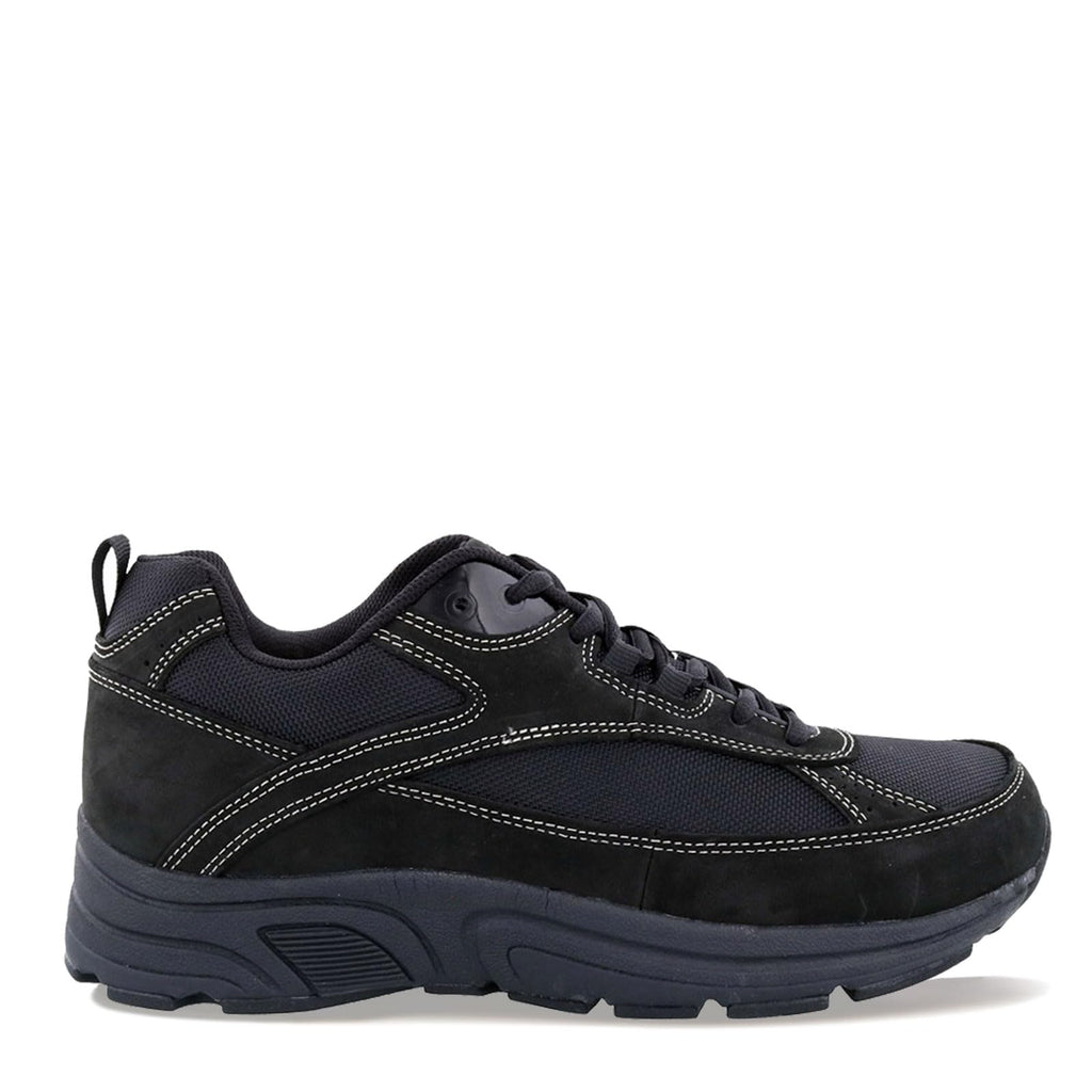 Drew Mens Aaron Comfortable Diabetic Friendly Walking Shoe with Extra Depth 9.5 6E US Black