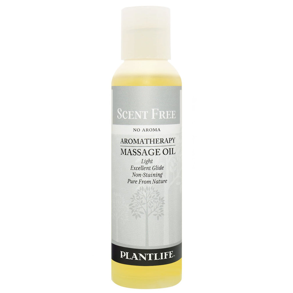 Plantlife Scent Free Massage Oil - Absorbs Deeply into The Skin and is Circulated Throughout, Providing Optimum Benefit to The M