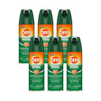 OFF! Deep Woods Insect Repellent V Ticks Aerosol 6 oz, Pack of 6