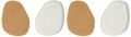 Sof Sole Foam Ball of Foot Cushioned Shoe Insert, 2 Pair Natural