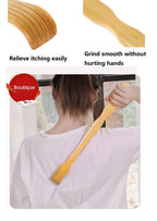 BZG 2 Pack Back Scratcher for Men and Women,Wooden,Bamboo Back Scratcher(16.5 inch) (YELLOW01)