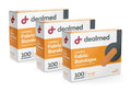 Dealmed Fabric Flexible Adhesive Bandages - 100 Count (3 Pack) Bandages with Non-Stick Pad, Latex Free, Wound Care for First Aid