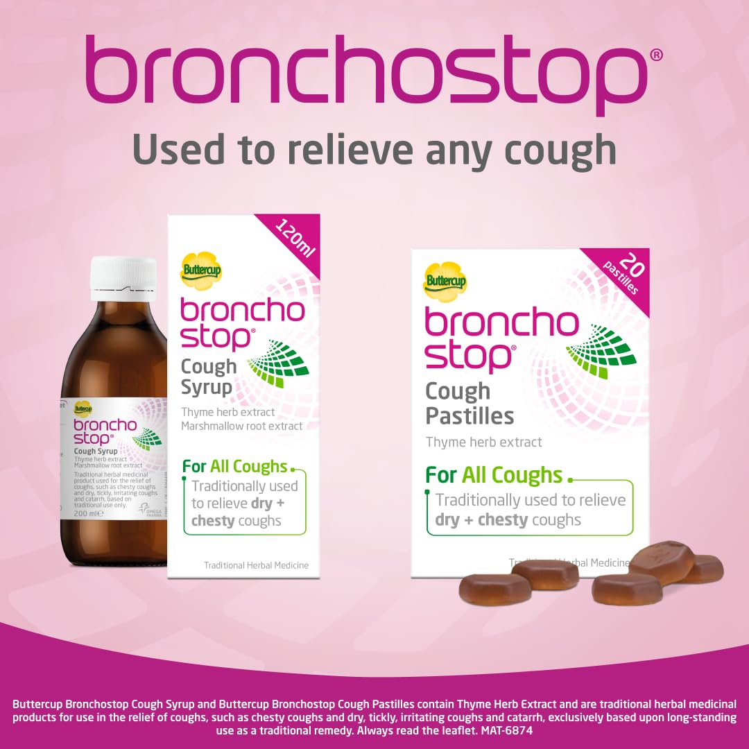 Bronchostop 120ml Buttercup Syrup