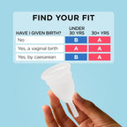 Mooncup The Original Silicone Menstrual Cup, Reusable, Ultra Soft & Easy Insert, Great for Heavy Flows, Size A, Age 30+ or Post