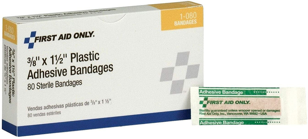 Pac-Kit 1-080 Plastic Junior Strip, 1-1/2'' Length x 3/8'' Width (Box of 80)