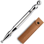 BYYDDIY Stainless Steel Dual Head Facial Reflexology Tools,Body Point Probe Pen &Trigger Point Massager Tool for Deep Tissue (P-