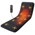 CooCoCo Full Body Massage Mat with Heat, 10 Motors Vibrating Massager for Back Neck Shoulder, Heating Pad for Chair, Heating Pad