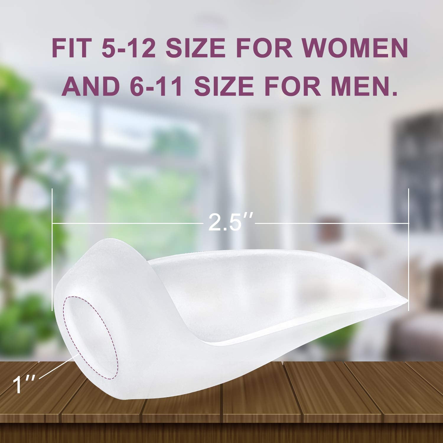 Promifun Gel Bunion Protector Shield, 10 Pack of Bunion Pads and Cushions, Bunion Guard for Big Toe, Relieve Foot Pain from Fric
