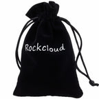 Rockcloud 10 Pcs Agate Light Table Slices, Healing Crystals Geode Stones,Irregular Home Decoration Jewelry Making,Black