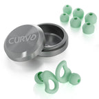 CURVD Everyday Earplugs - Ultra Soft, Customizable Sleep, Travel, Sensitivity, Noise Protection, for Sound Canceling Isolation,