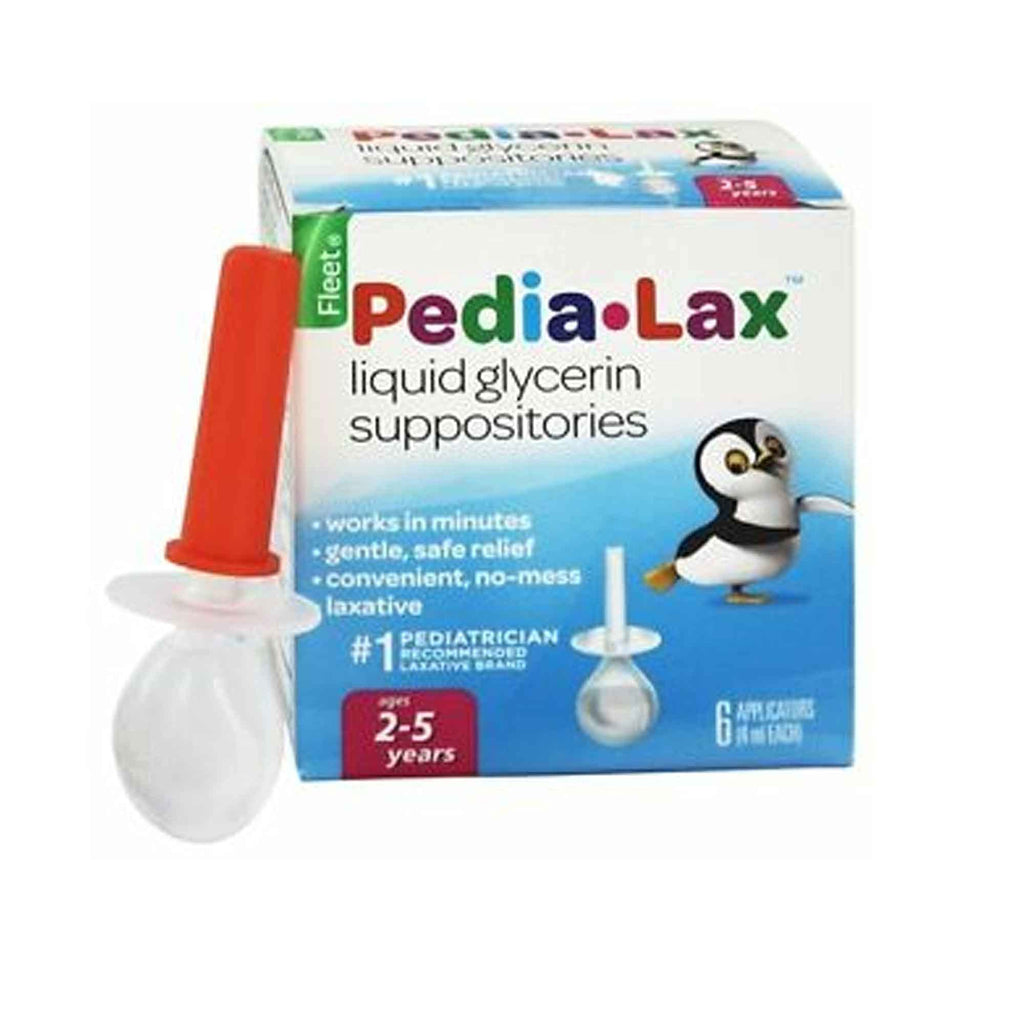 Pedia-Lax - HN-04M9-0JK3 Liquid Glycerin Suppositories, 6 Applicators (Pack of 1)