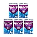 Maximum Strength Phazyme 250mg Anti Gas 24 Softgel (Pack of 5)