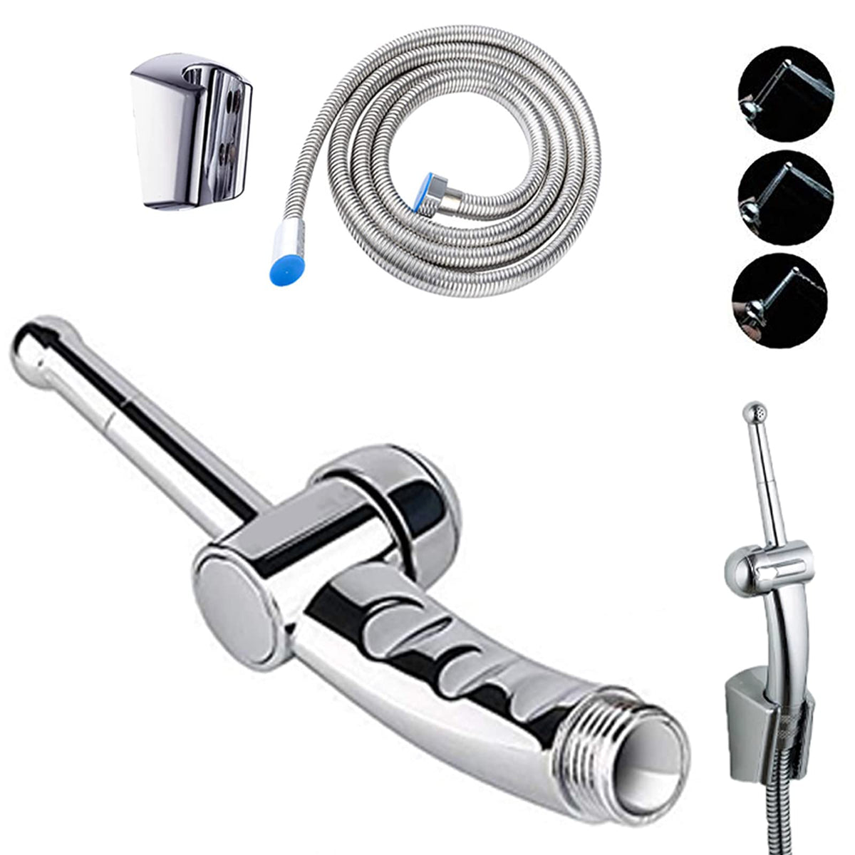 Home Shower Enema Kits Vaginal Anal Cleaner Anal Cleansing Nozzle Fit for Regulator Douche System for Men and Women, 59 inch Sho
