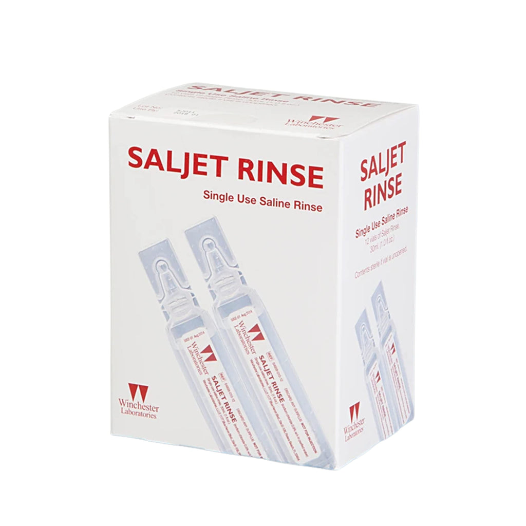 Saljet Wound Rinse, 12 Single use Sterile Saline Rinse