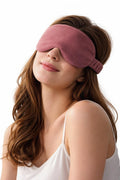 Deri Bella Lifestyle Velvet Eye Sleep Mask For Men & Women Soft Light Blocking Sleeping Eye Mask With Adjustable Strap Travel Re