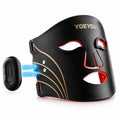 Wireless Red Light Therapy Face Mask, 4 Modes for Wrinkles, Fine Lines