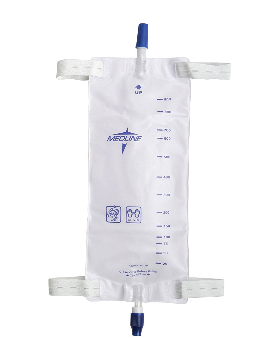 DYND12578H - Medline Leg Bags with Twist Valve