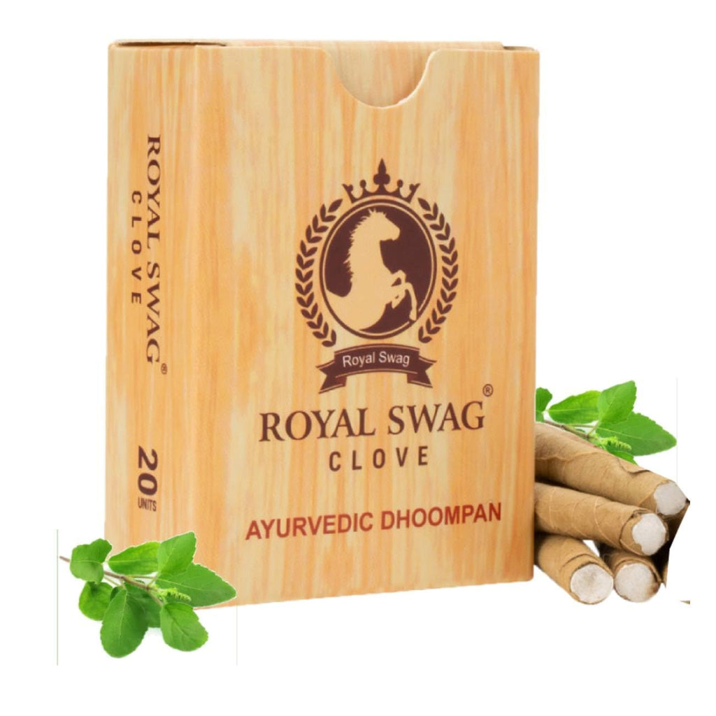 ROYAL SWAG Ayurvedic & Herbal Long Filtered Bidi Smoke (Pack of 1 X 20 ...