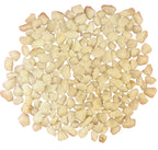 Indian Consigners Natural Crushed Polished Tumbled Gem Stone Chips, Decoration & Healing Crystals (White Quartz)