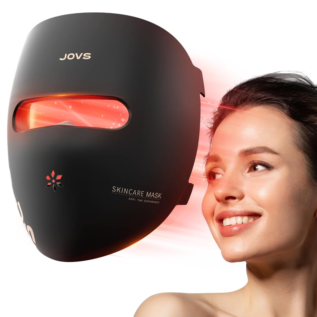 JOVS LED Light Therapy Face Mask, Wireless Red Light Therapy Mask for Face, Portable Skin Care Beauty Device Intelligent Beauty 