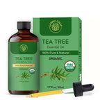 Carno Calm Tea Tree Essential Oil | USDA Certified Organic Tea Tree Oil | for Aromatherapy & Diffuser | Skin and Hair | Ideal fo