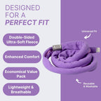 CPAP Hose Cover (6ft) - Compatible with ResMed, Fisher & Paykel and Other Tubes (Purple)