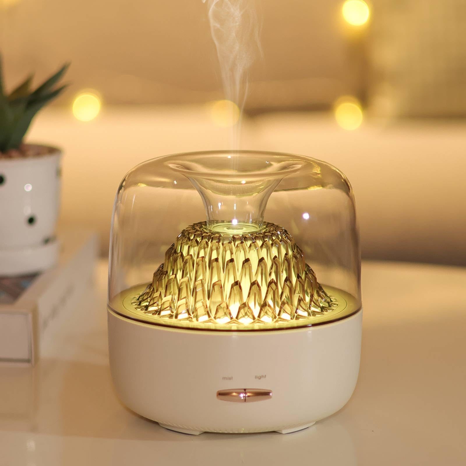 Essential Oil Diffuser with Remote Control, 200ml Ultrasonic Cool Mist Aromatherapy Oil Diffuser with USB Cord, Diffusers with 7