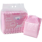 CutiePlusU Disposable Adult Diaper Heavy Absorption Dry Surface Adult Diapers All Night- Pink 10 Pieces