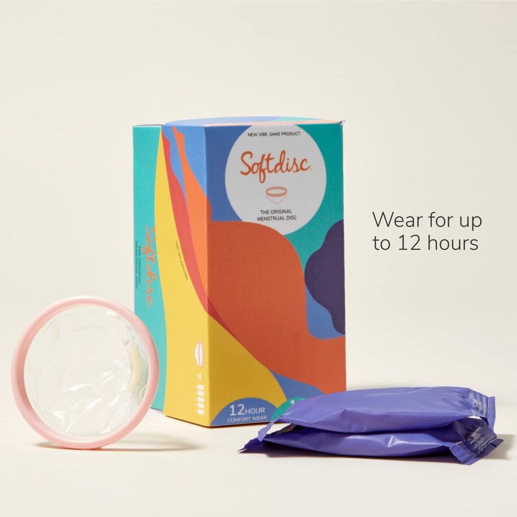 Softdisc Menstrual Discs | Disposable Period Discs | Tampon, Pad, and Cup Alternative | Capacity of 3 Super Tampons | HSA or FSA