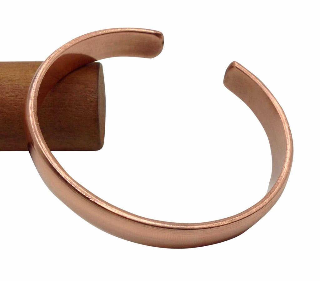 Healing Lama Hand Forged 100% Copper Bracelet. Unisex, Made with Solid and High Gauge Pure Copper (Carved)