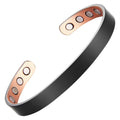 MagEnergy Copper Bracelet for Men and Women, 99.9% Pure Copper Magnetic Bangle with 8pcs 3500 Gauss Magnets,6.8 Adjustable Coppe
