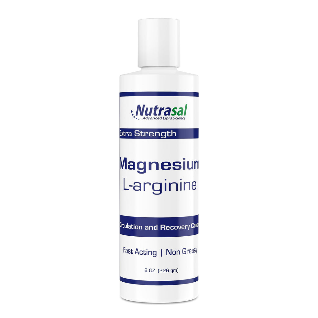 Nutrasal Magnesium L-Arginine Cream - 8oz