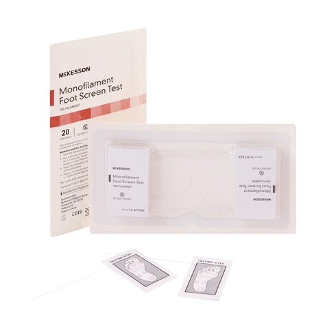 McKesson Monofilament Foot Screen Test, Neuropathy Screening Test Diabetic, 10 g, 480 Count