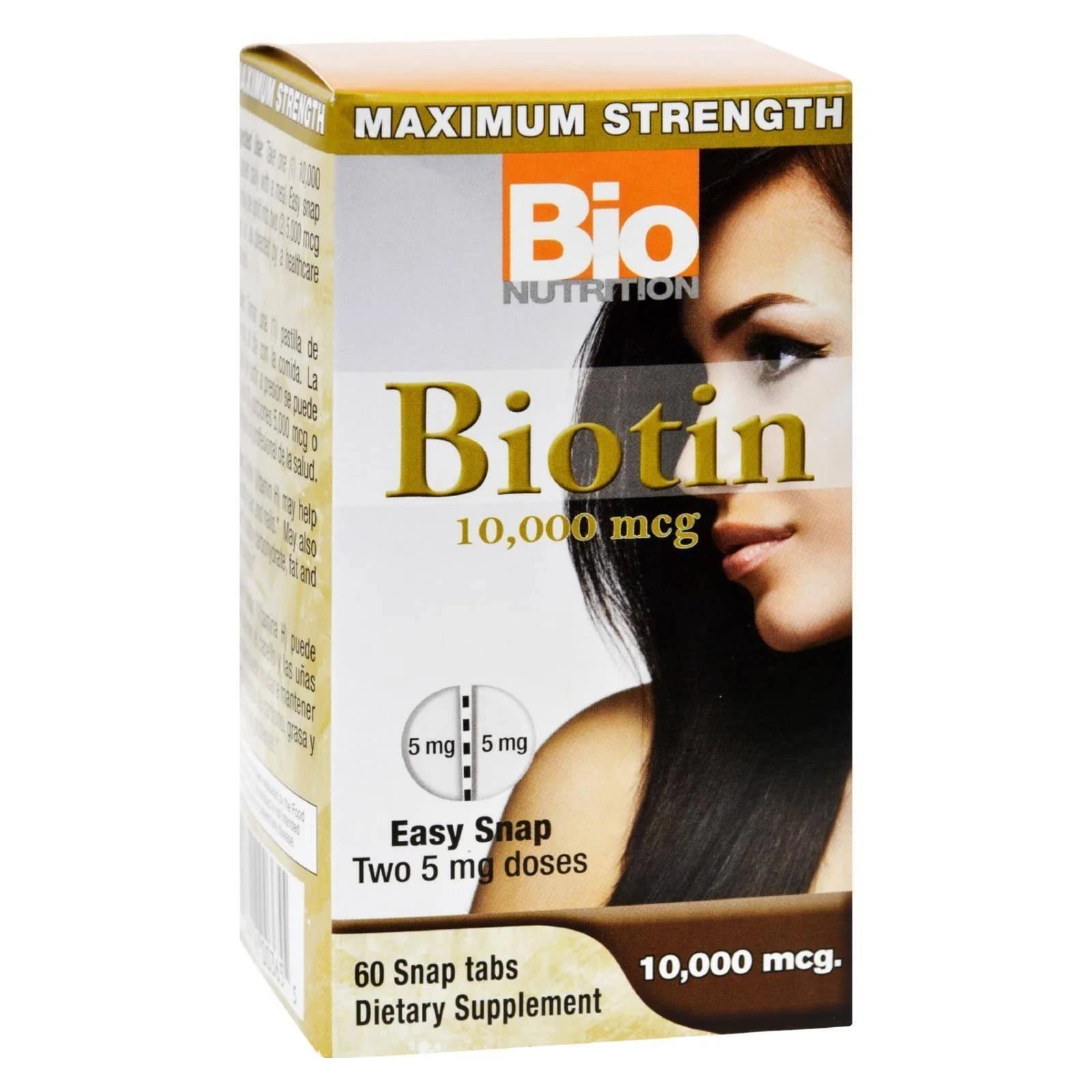 Bio Nutrition Biotin 10000Mcg, 60 ct