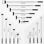 Oversized Back Scratcher Gift Set, 3 Pack Portable Extendable Stainless Steel Telescoping Massage Tool, Gift/Stocking Stuffers f