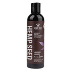Hemp Seed Massage & Body Oil, Lavender Scent - 8 fl. oz. - Nourishing, Moisturizing Massage Oil - Hemp Seed, Apricot, Grapeseed 