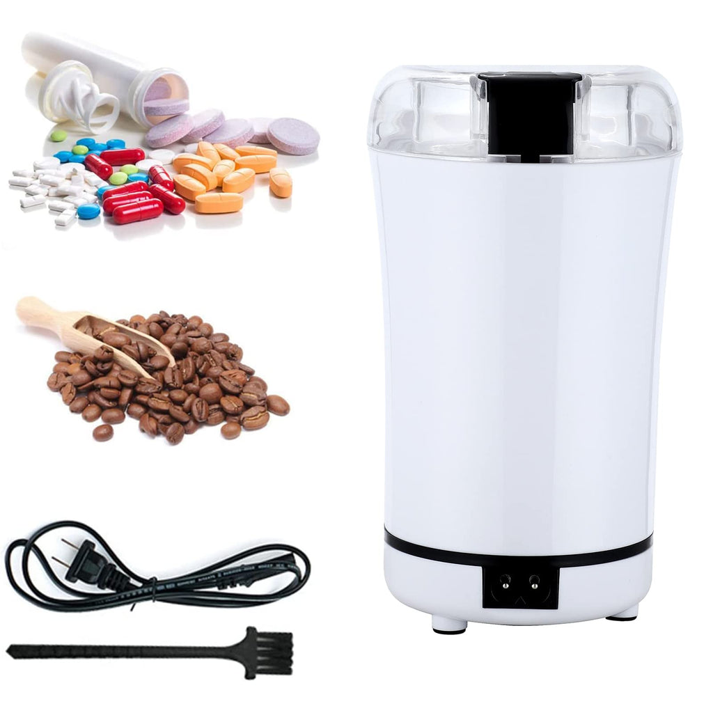 Multifunctional Electric Pill Crusher Grinder- Grind The Medicine and Vitamin or Coffee Beans Tablets of Different Sizes into Fi