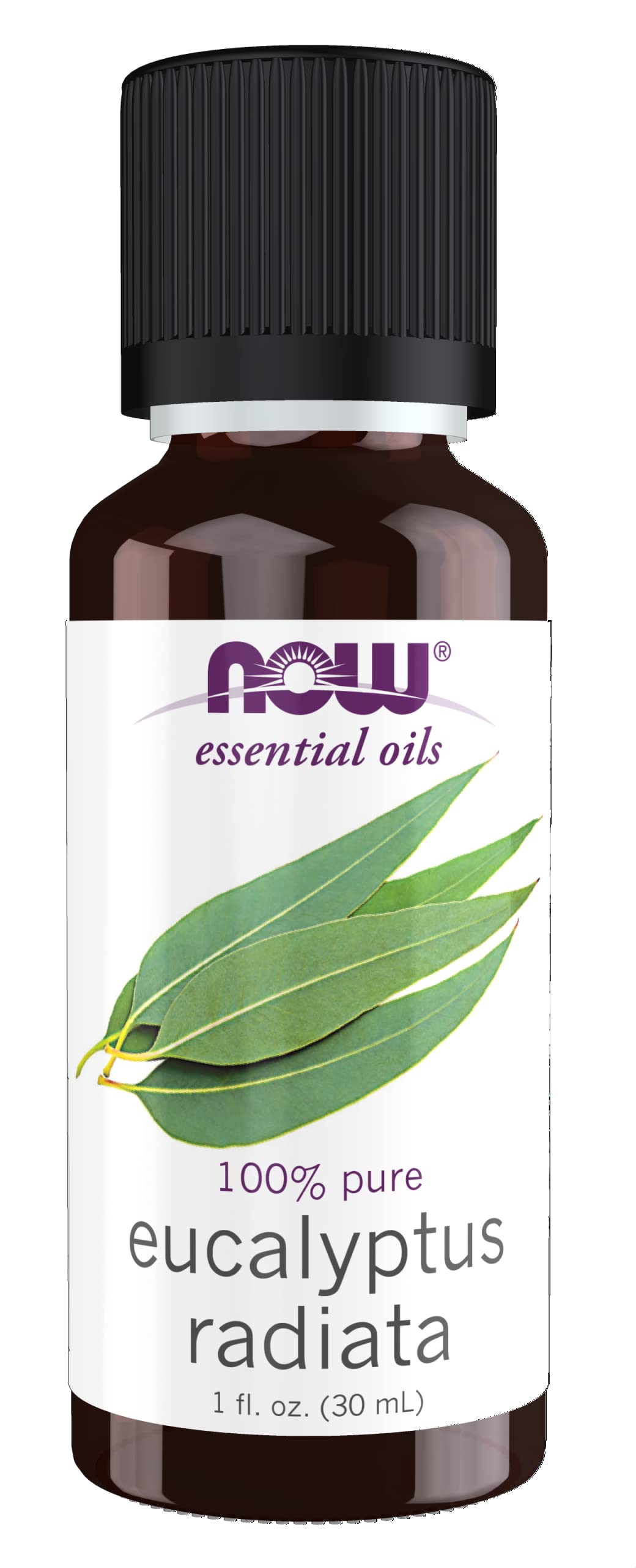 NOW Essential Oils, Eucalyptus Radiata Oil, Revitilizing Aromatherapy Scent, Steam Distilled, 100% Pure, Vegan, Child Resistant 