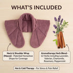 Soothing Herbal Neck & Shoulder Wrap – Hot/Cold Aromatherapy