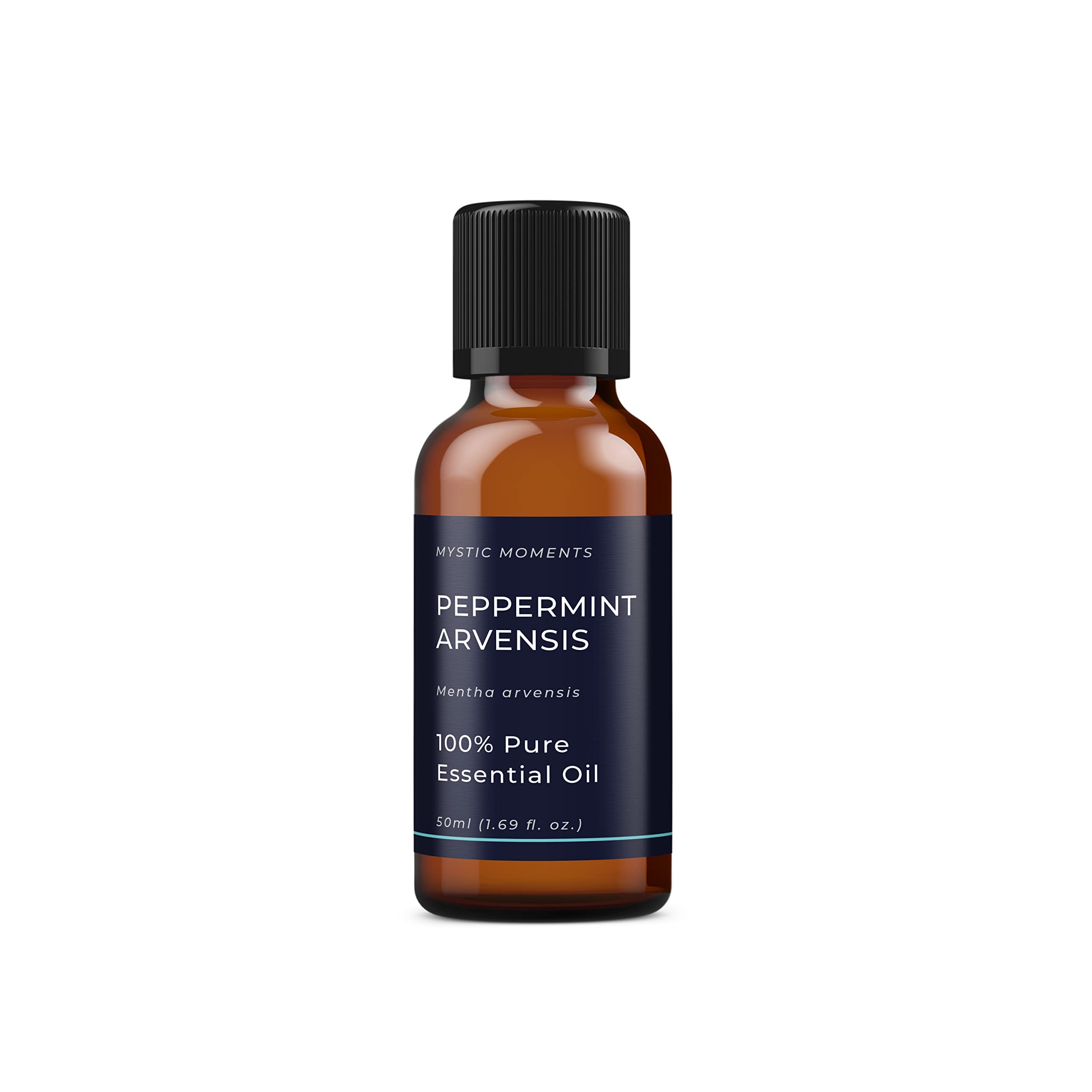 Mystic Moments | Peppermint Arvensis Essential Oil 50ml - Pure & Natural Oil for Diffusers, Aromatherapy & Massage Blends Vegan