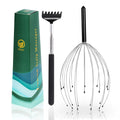 YEZY Head Massager 20 Fingers Head Scratcher Scalp Massager, Back Scratcher, Stocking Stuffers for Scalp Massage Back Massage (B