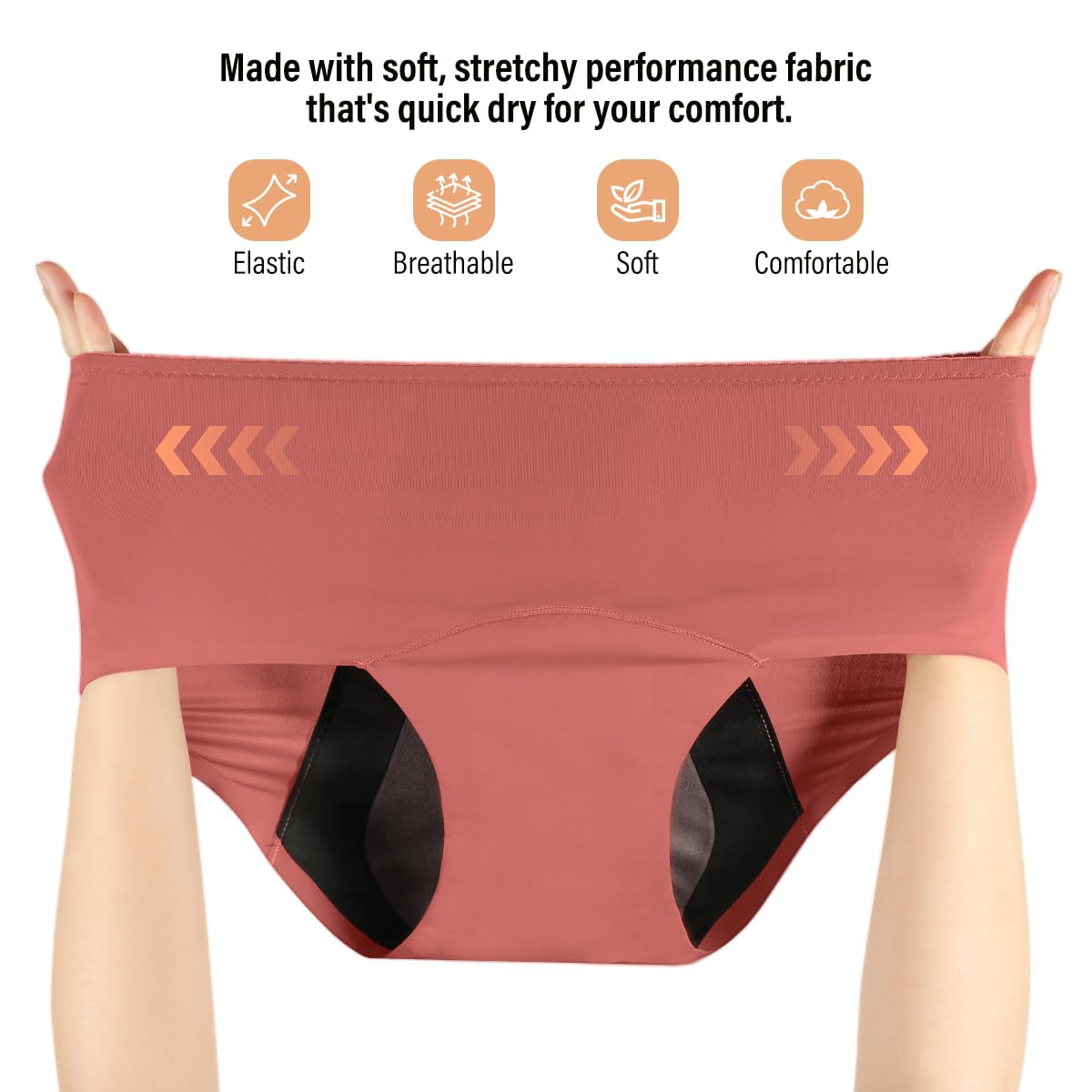 Carer Incontinence Underwear for Women Washable Womens Incontinence Panties 150ml High Absorbent Leak Proof Underwear for Women