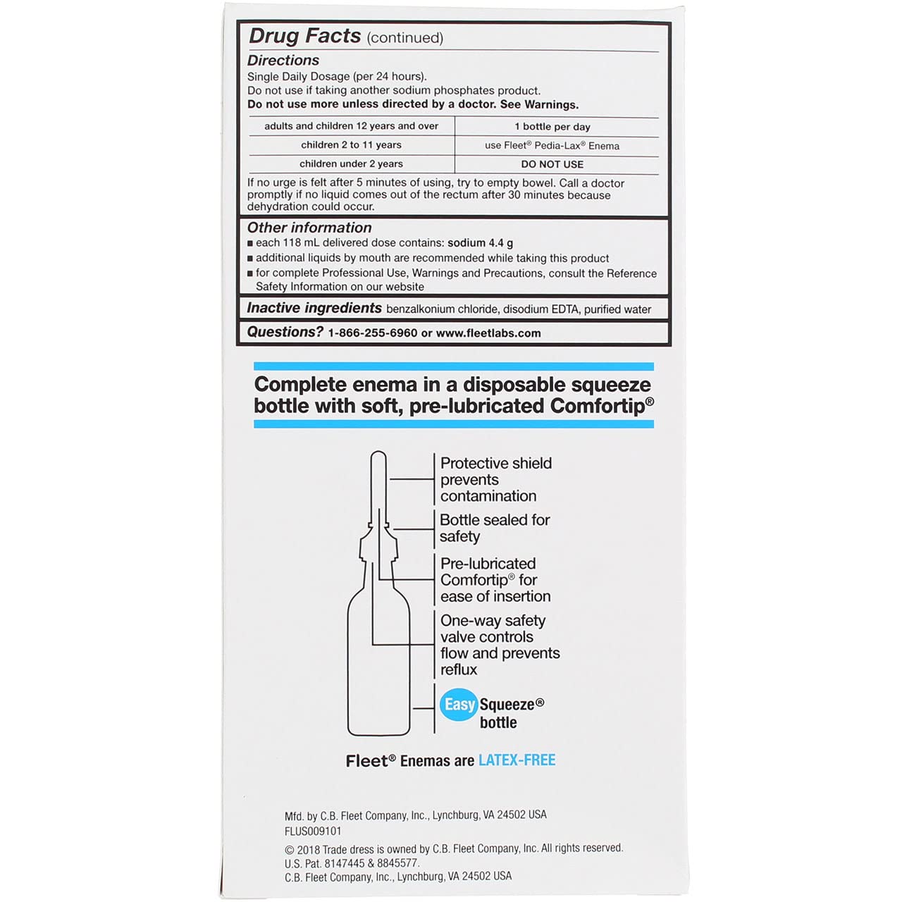 Fleet Saline Enema - Twin Pack (4.5 fl oz)