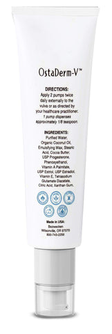 Bezwecken - OstaDerm-V - 2oz Crme - Professional Formulated Vaginal Dryness & Menopausal Atrophy Vaginitis Support - Gentle, Non