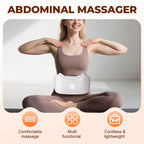 Electric Wireless Abdominal Massager for Fat Burning and Digestion with 3 Massage Modes, 2025 New Portable Massager for Improvin