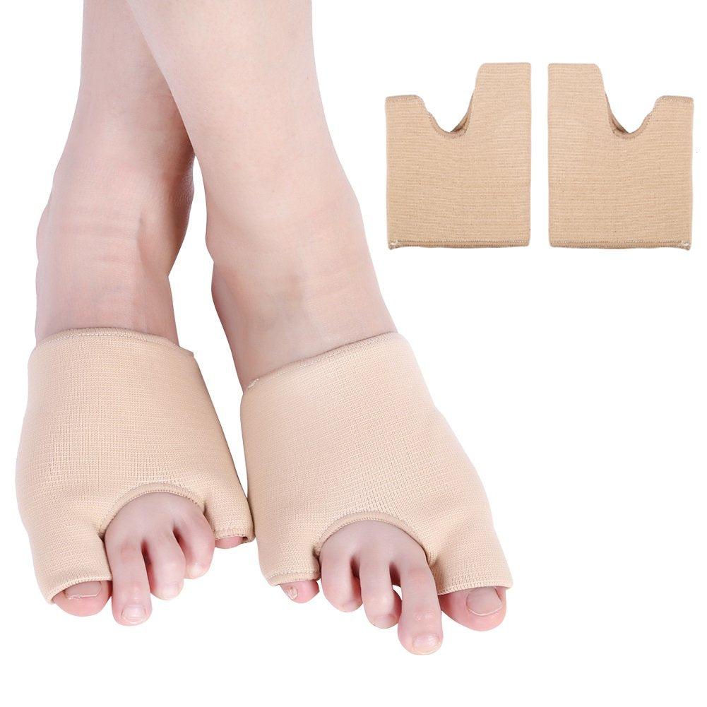 ZJchao Tailor Bunion Corrector, 2 Pair Orthopedic Bunion Splint Hallux Valgus Correctors Separator Half Socks Bunion Sleeves Toe