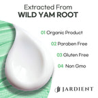 Jardient Wild Yam Cream Hormone Balance: Natural Organic Formula for Menopause Relief & Menstrual Support Like Hot Flashes Night