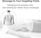 Peanut Massage Ball Roller, Double Lacrosse Ball, Acupoint Myofascial Release Muscle Knot Relaxer Mobility Trigger Point for Phy